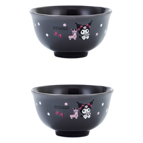 deeliz 캐릭터 그릇 12.7cm 2개입, 쿠로미, 1개