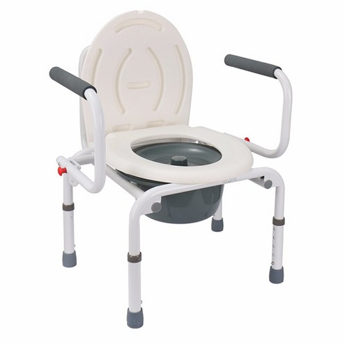 메디코 MK-205 손잡이변기 이동식변기 팔걸이스윙, 화이트, 1개