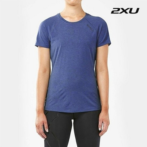 [2XU] 여성 히트 런 반팔 티셔츠_XULJ356RBL