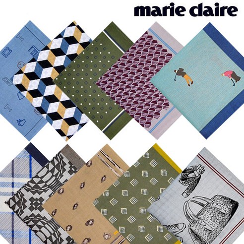 섬세한 남자를 위한 센스 있는 선물, 마리끌레르 남성 손수건 세트 레노마손수건