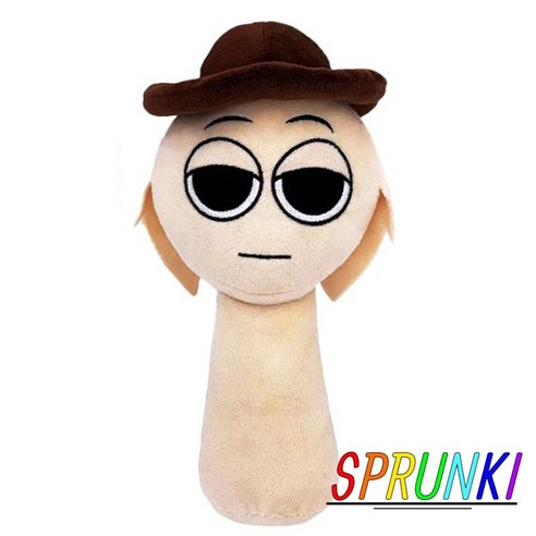 스프런키 Sprunki 캐릭터 피규어 봉제 애착 인형 선물, 1개, 02_터너, 25cm
