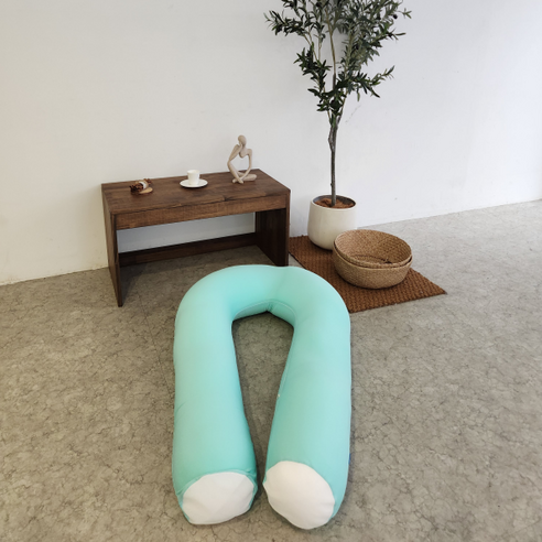 생활특권 U자 바디필로우 대형 U자형, 민트