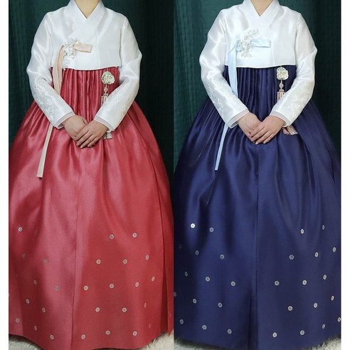 [한복대여]궁한복대여 48번47번 혼주한복 2벌세트 결혼식 고희연 칠순잔치 하객 - 한복/수의 | 쿠팡