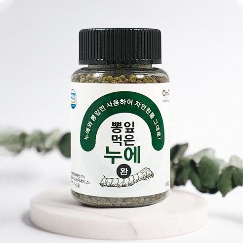 HACCP 국내산 100% 자연 그대로 뽕잎 먹은 누에환, 1개, 100g