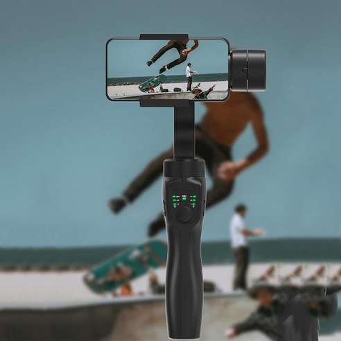 Zhiyun Smooth 5S AI Pro지윤휴대폰 짐벌 안정기, 1개 f8짐벌 10 짐벌 안정기 핸드헬드 휴대폰 거치대 흔들림 방지 비디오 레코드 샤오미 아이폰 스마트폰 F8 용 3 축, 01 Black