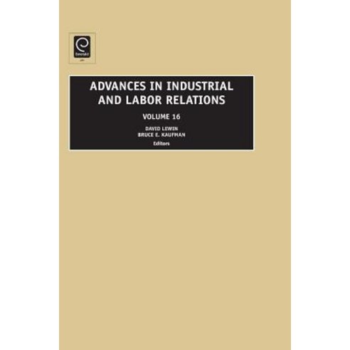 Advances in Industrial and Labor Relations Hardcover, Emerald Group Publishing, English, 9781848553965