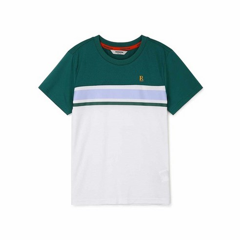 [레노마키즈] 남아절개 나염 티셔츠 로얄블루 정말시원한 냉감소재 편안한 아이스티셔츠