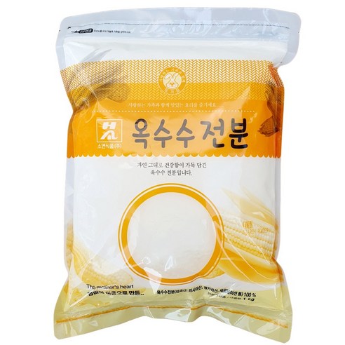 요리의 깊이를 더하는 마법, 새마원 소연 옥수수전분 100% 콘스타치