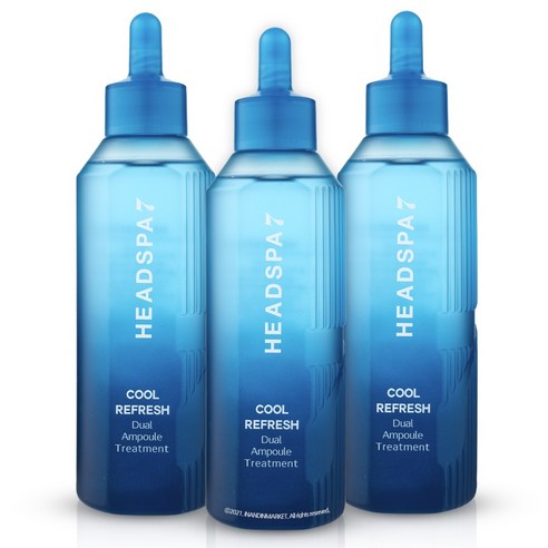 헤드스파7 시즌4 쿨 리프레시 듀얼 앰플 트리트먼트 230mlX3개, 3개, 230ml