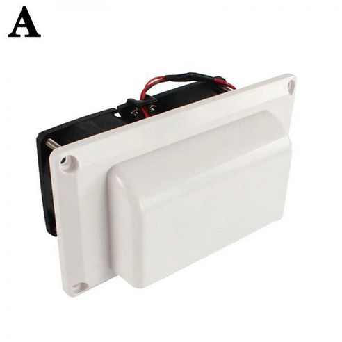 캐러밴 액세서리 12V 레인지 후드 배기 팬 블랙 및 화이트 벤트 빠른 오일 흡입 모터홈용 주방, White