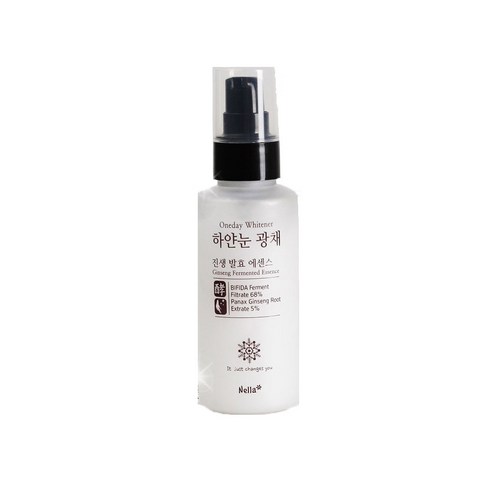 넬라 하얀눈광채진생발효에센스+하얀눈마스크+하얀눈크림5g, 1개, 100ml