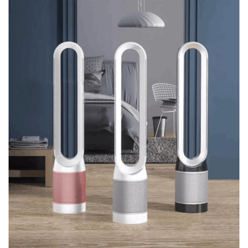 차이슨 선풍기 순환기 아기바람 무소음 가정용 거실, 48인치 스페이스 실버 날개없는선풍기