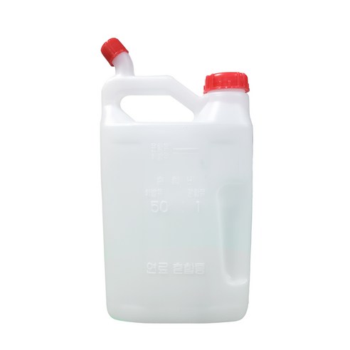 연료 혼합통 2L 엔진 오일 배합통 기름통 연료통, 1개