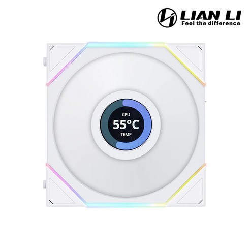 리안리 UNI FAN TL LCD 120 리버스 (WHITE) Best Top5