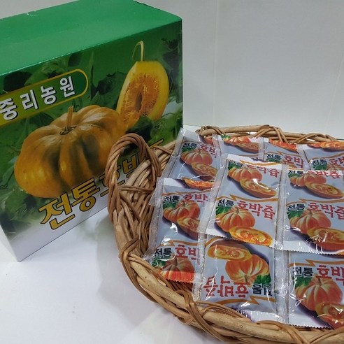 중리농원 전통 호박즙 100ml 50팩   맛보기 사은품