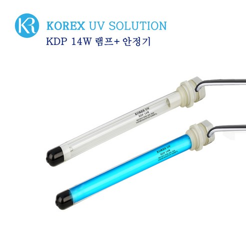 KOREX UV / 이중관 살균램프 KDP 14W, 1개, 이중관 살균램프 14W+안정기