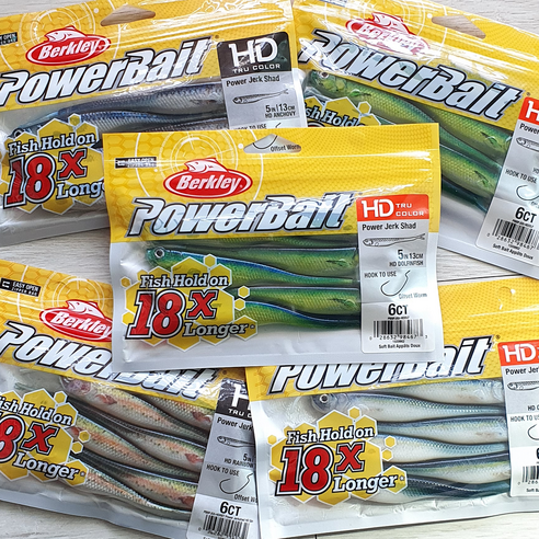 손맛 짜릿! 버클리 파워 저크쉐드 HD, 낚시 실력 확실하게 올려주는 비법 버클리웜