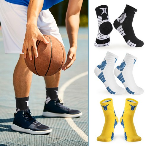 다양한 운동에 적합한 기능성 중목 양말