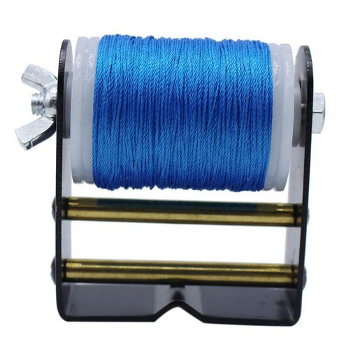 활 String Winder Assist 도구 양궁 서버 문자열 와이어 꼬기 도구 빠른 권선 사냥을위한 봉사, C, 블랙 & 블루