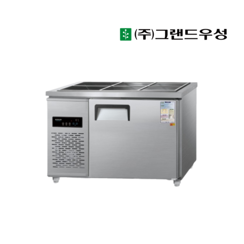 그랜드우성 CWSM-120RB 업소용반찬냉장고1200 내부스텐 업소용김치냉장고