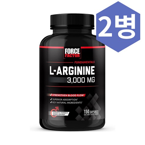 포스팩터 L-아르기닌 3000mg 캡슐, 2개, 150캡슐