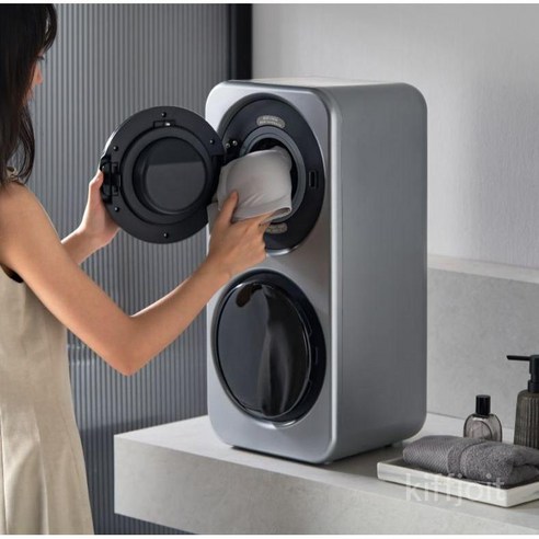 공간 절약과 편리함의 완벽 조화: 굿즈컴바인 미니 드럼 세탁기