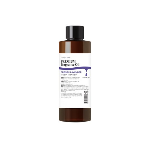 리빙인샵 LIVINGinSHOP 프래그런스 오일 원액, 1개, 200ml, 프렌치라벤더