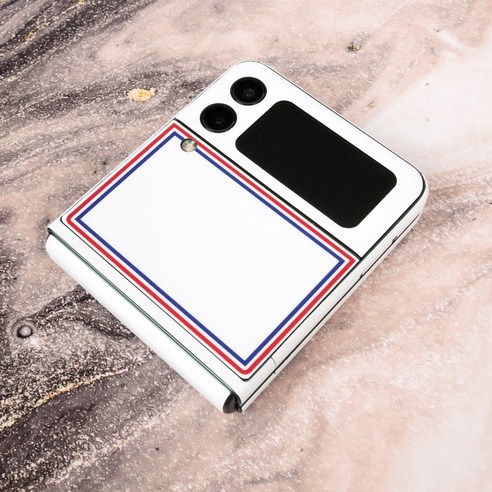 스키니스킨 갤럭시 Z플립3 F711N 톰에디션 컬러 패턴 스킨 꾸미기스티커 케이스, FLOWERLINE.02, 1개