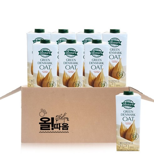 (올따옴) 그린덴마크 귀리 950ml 8개