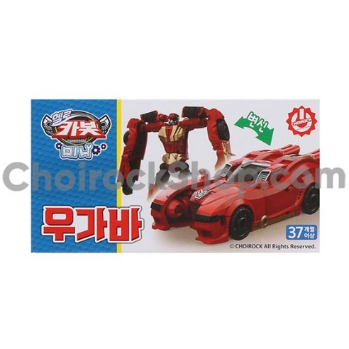 초이락 헬로카봇 미니 우가바, 단품, 1개