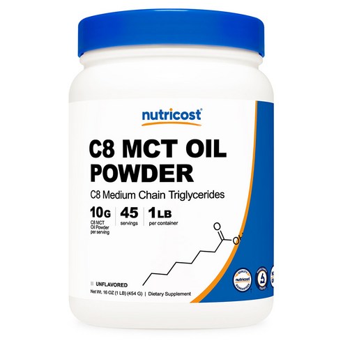 뉴트리코스트 C8 MCT 오일 파우더 1lb 무맛