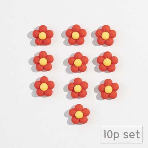 84x84 인테리어 냉장고 자석 마그네틱, 레드데이지10p