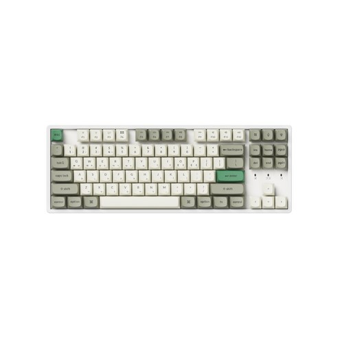 키크론 K8 MAX ALU 유무선 RGB 기계식 텐키리스 키보드 핫스왑, 쉘 화이트, K8M-Q9-KR, 저소음 바나나축