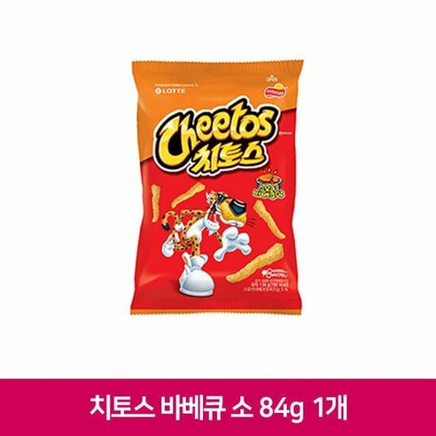 NCM 롯데 치토스 바베큐 84g 1개 사무실 간식 과자