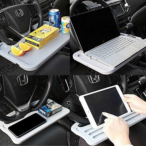 알티피아 자동차 트렁크 정리함 태블릿 차량 식탁 핸들 거치대 (W45A599), 블랙