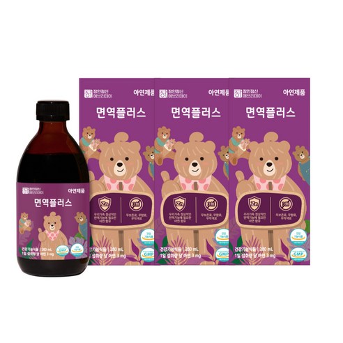 장인정신 에브리데이 면역플러스, 280ml, 3개