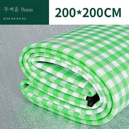 DFMWI.피크닉 매트.Picnic mat.--피크닉 매트 야외 캠핑 텐트 침침매트에 방수휴대용 비치 매트 야취평 방습매트, 녹색9Mm2x2