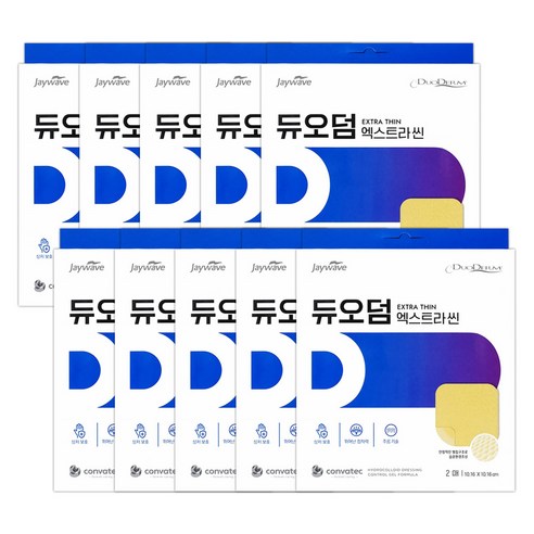 듀오덤 엑스트라씬 10cmx10cm 2매입, 2개