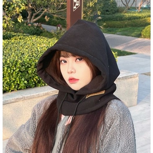 라비쉬바인 겨울 여자모자목도리 방한 니트 바라클라바