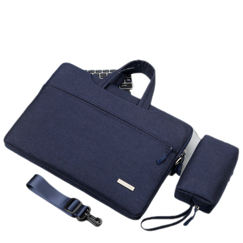 [코스릴] 휴대용 간단한 노트북 가방, 진한 파란색 어깨 끈 파워 팩