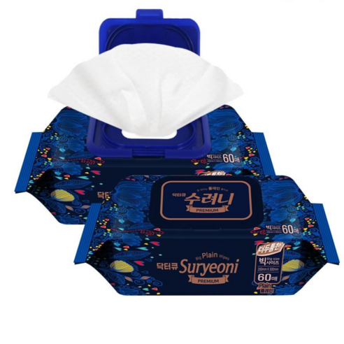 촉촉함과 깨끗함을 담은 수려니 프리미엄 대형 플레인 물티슈로 일상을 산뜻하게!