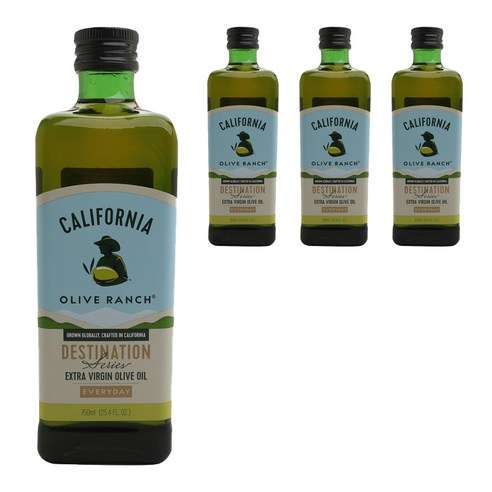 캘리포니아올리브랜치 엑스트라 버진 올리브유 에브리데이, 750ml, 4개