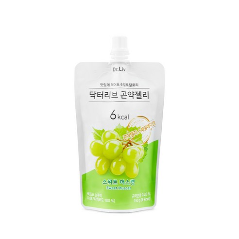 닥터리브 곤약젤리 스위트머스캣 50팩 150ml