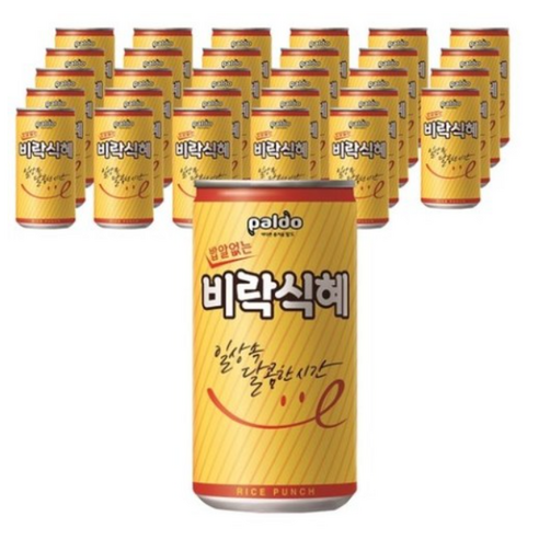 팔도 밥알없는 비락 식혜, 175ml, 120개