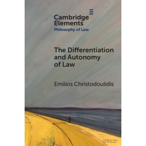 (영문도서) The Differentiation and Autonomy of Law Paperback, Cambridge University Press, English, 9781009001311