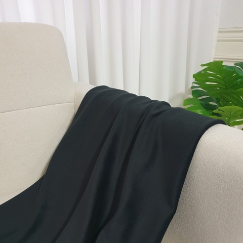 인형제작 가벼운 극세사 털원단 2mm 3mm 5mm 벨보아 66종, 2mm 블랙