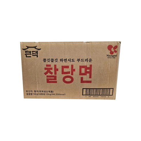 영미 큰댁 찰당면 14kg / 업소용, 1개, 14kg