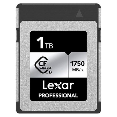 렉사 프로페셔널 CF 익스프레스 타입B 메모리카드 실버시리즈 LCXEXSL001T-RNENC, 1TB