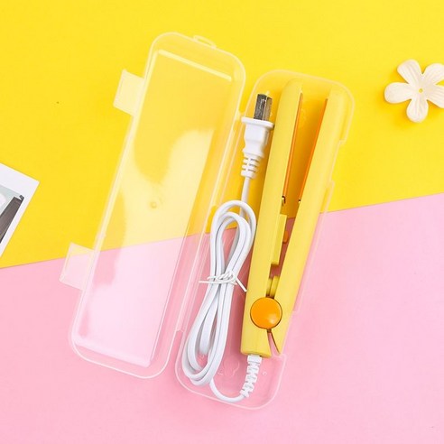 2 in 1 컬링 아이언, yellow