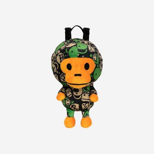 베이프 베이비 마일로 플러시 가방팩 그린 BAPE